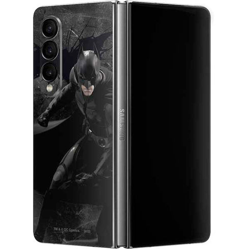 DC Comics Batman The Dark Knight Action pose Galaxy Z Fold4 5G Skin